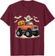 Kids Monster Truck Halloween Costume for Boys Kids T-Shirt - T-Shirt | Maroon