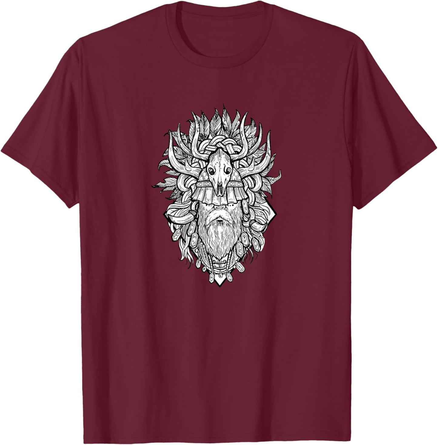 Heilung shaman shirt for viking T-Shirt - T-Shirt | Maroon