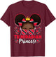 Trinidadian Princess Trinidad and Tobago Flag Trini Women T-Shirt - T-Shirt | Maroon