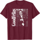 Goodfellas Black and White Tommy Portrait Movie T-Shirt - T-Shirt | Maroon