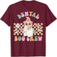 Dental Boo Crew Retro Halloween Dental Assistant T-Shirt - T-Shirt | Maroon