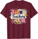 Tired Teachers Summer Club Funny Teacher Summer Vacation T-Shirt - T-Shirt | Maroon