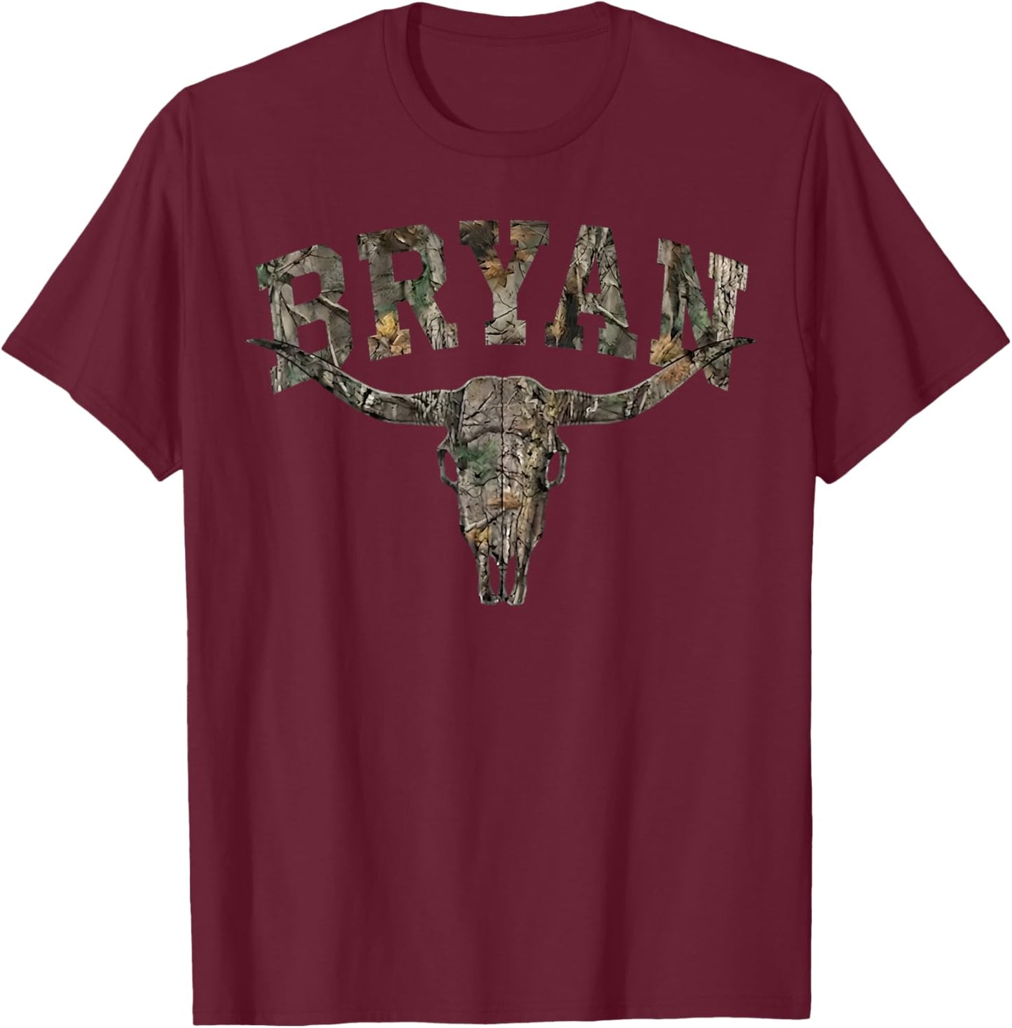 Vintage Bryan Last Name Gifts Women Kids T-Shirt - T-Shirt | Maroon