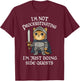 I'm Not Procrastinating I'm Just Doing Side Quests T-Shirt - T-Shirt | Maroon