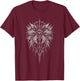 Seraphim Book of Enoch All Seeing Eye Goth Angel Occult Art T-Shirt - T-Shirt | Maroon