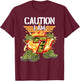 7th Birthday Army T-Shirt - T-Shirt | Maroon