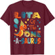 Lita Of The One-A-Saurus 2Nd Birthday Dinosaur Party T-Shirt - T-Shirt | Maroon