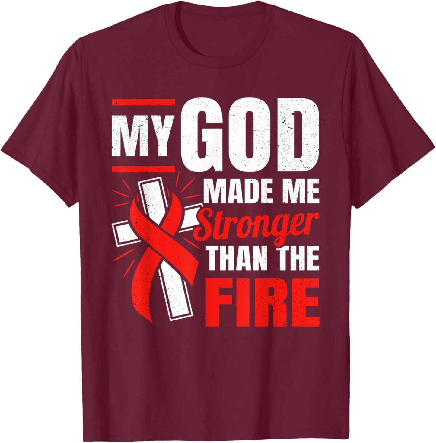 Burn Survivor T-Shirt - T-Shirt | Maroon