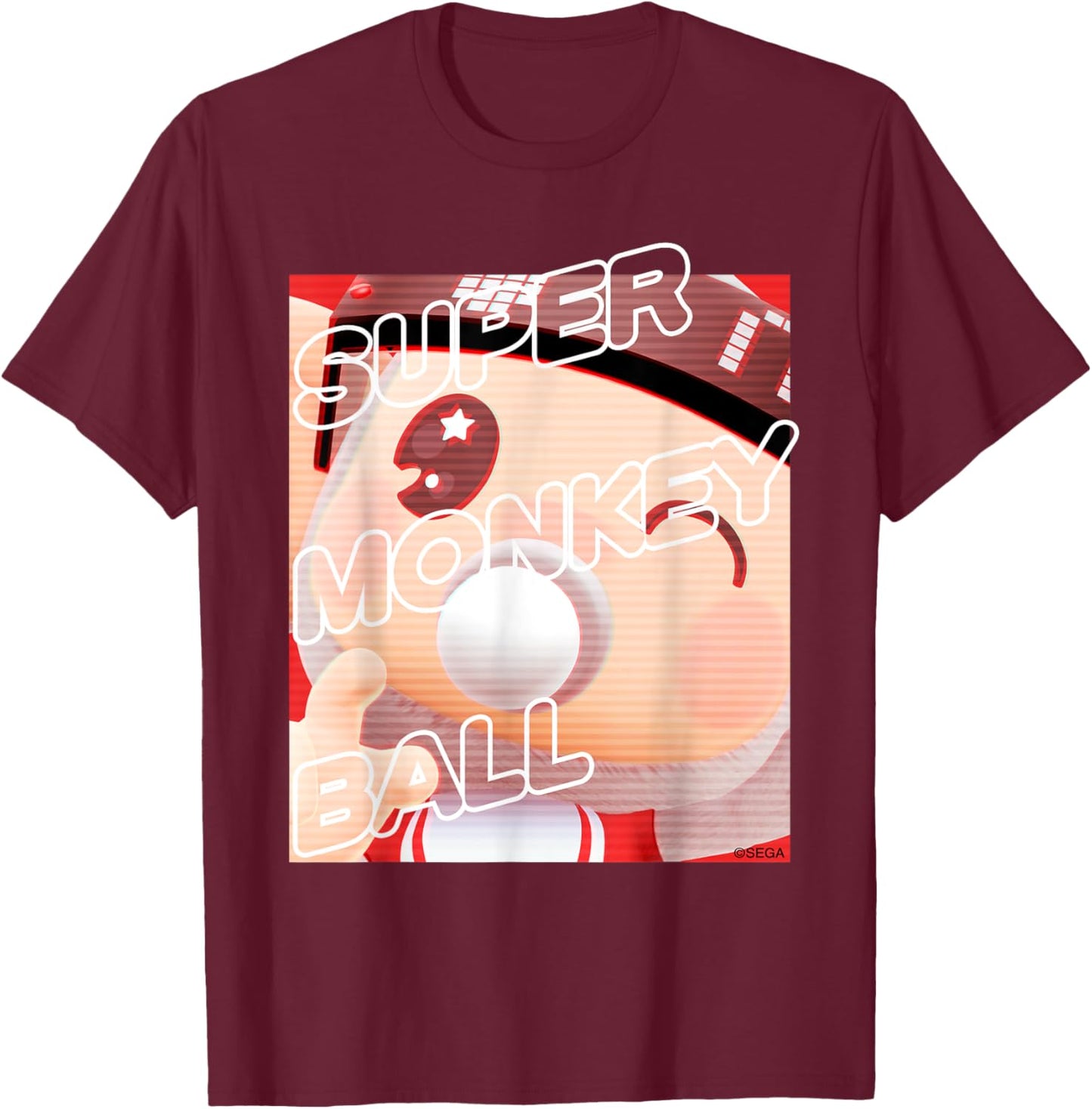 Super Monkey Ball Banana Rumble Baby T-Shirt - T-Shirt | Maroon