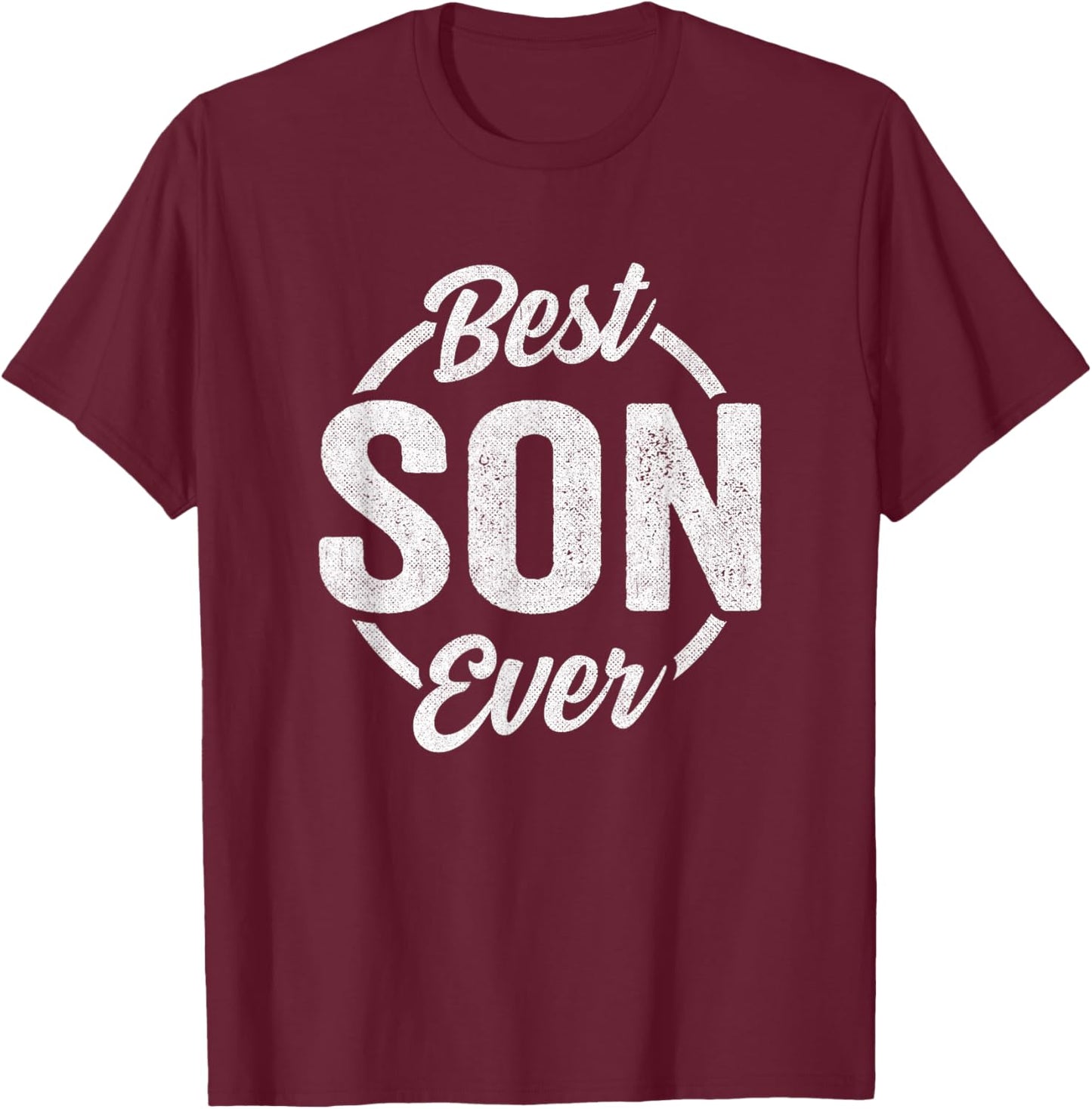 Funny Son Birthday Retro Vintage Best Son Ever T-Shirt - T-Shirt | Maroon