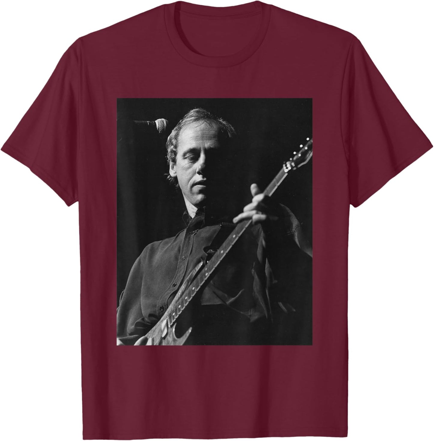 Mark Knopfler Dire Straits Live 1989 T-Shirt - T-Shirt | Maroon