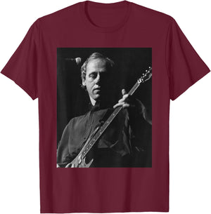 Mark Knopfler Dire Straits Live 1989 T-Shirt - T-Shirt | Maroon