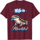 Blue Tongue Skink Owner T-Shirt - T-Shirt | Maroon