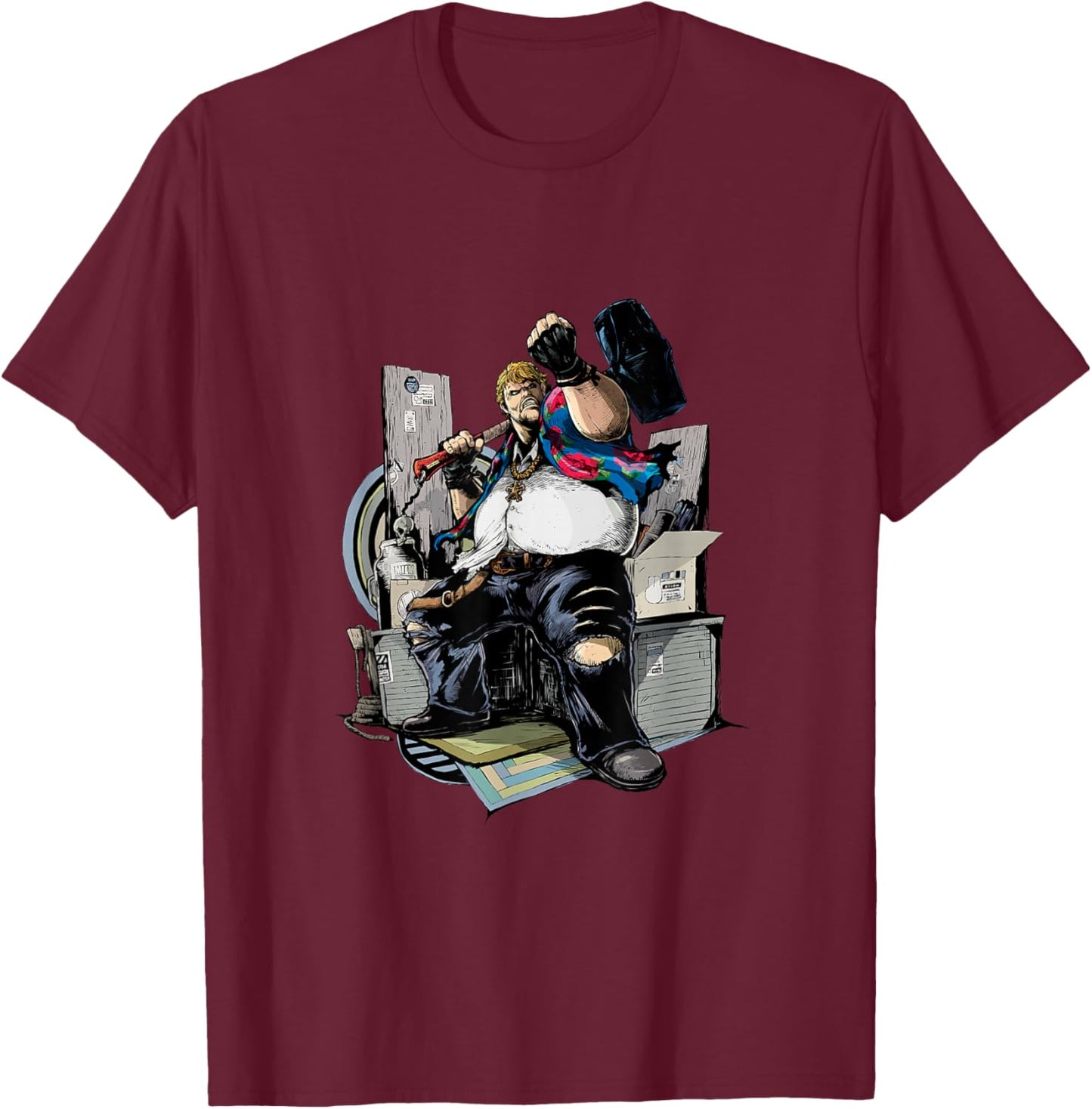 Tekken7 Bob 002 T-Shirt - T-Shirt | Maroon