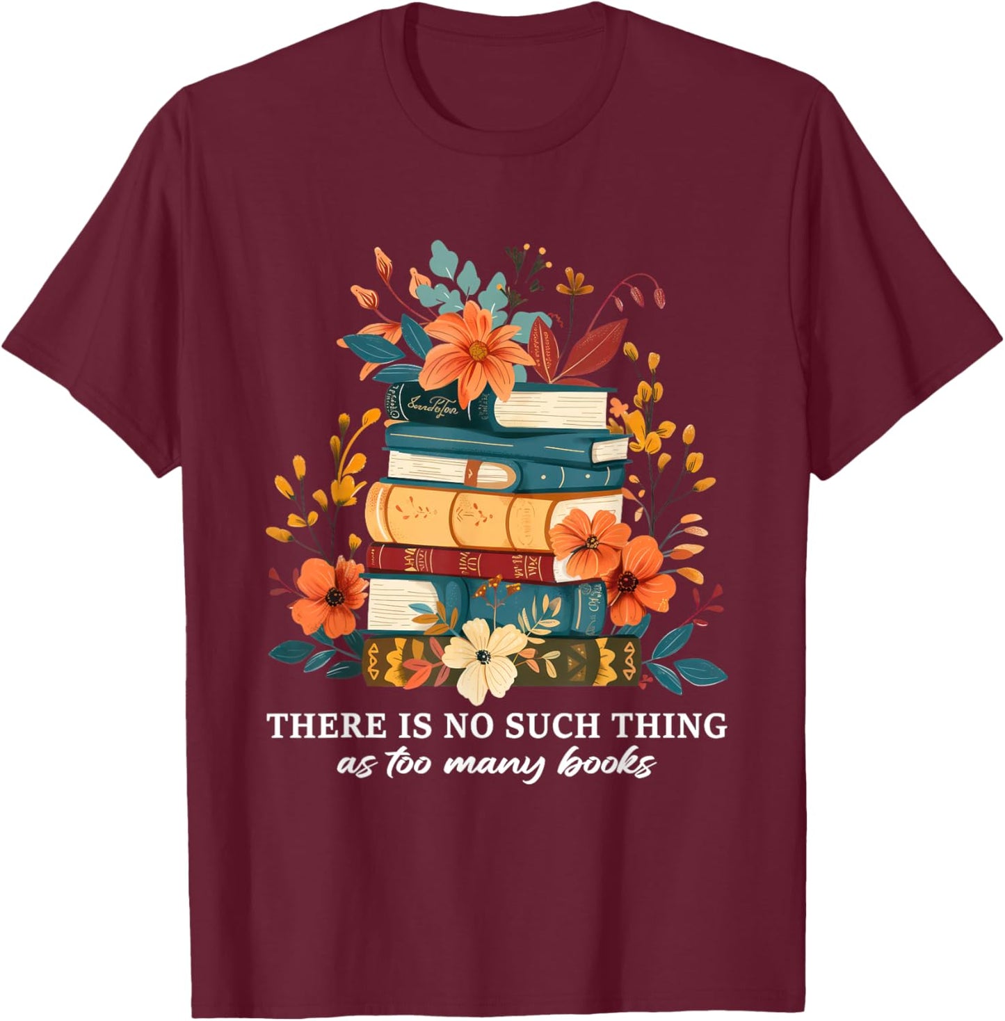 Book Lover Librarian Reading Library Readers T-Shirt - T-Shirt | Maroon