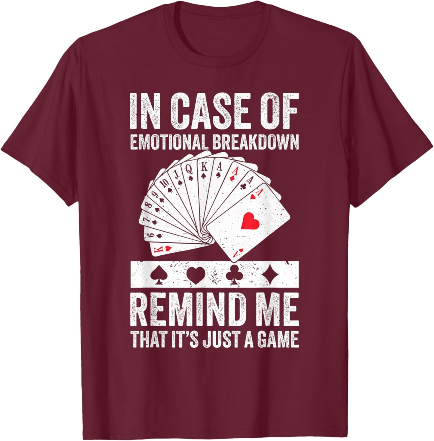 Bid Whist T-Shirt - T-Shirt | Maroon
