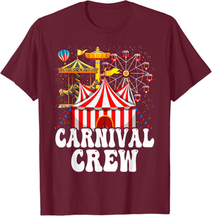 Circus Staff, Carnival Crew Women T-Shirt - T-Shirt | Maroon