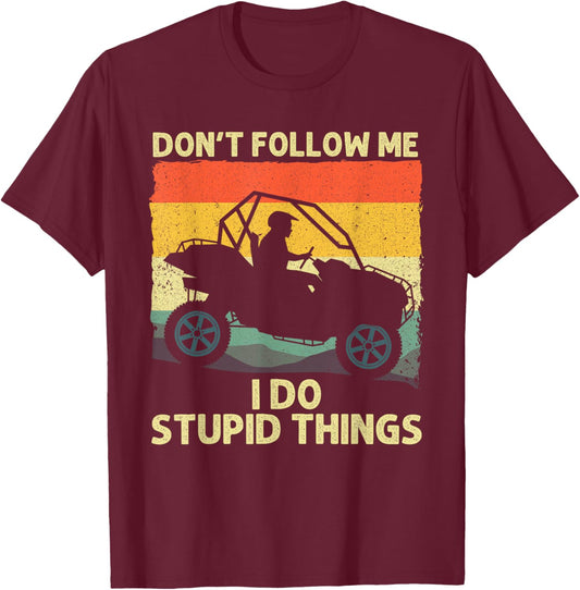 Side-By-Side Design Women UTV ATV SxS Off Road Lover T-Shirt - T-Shirt | Maroon