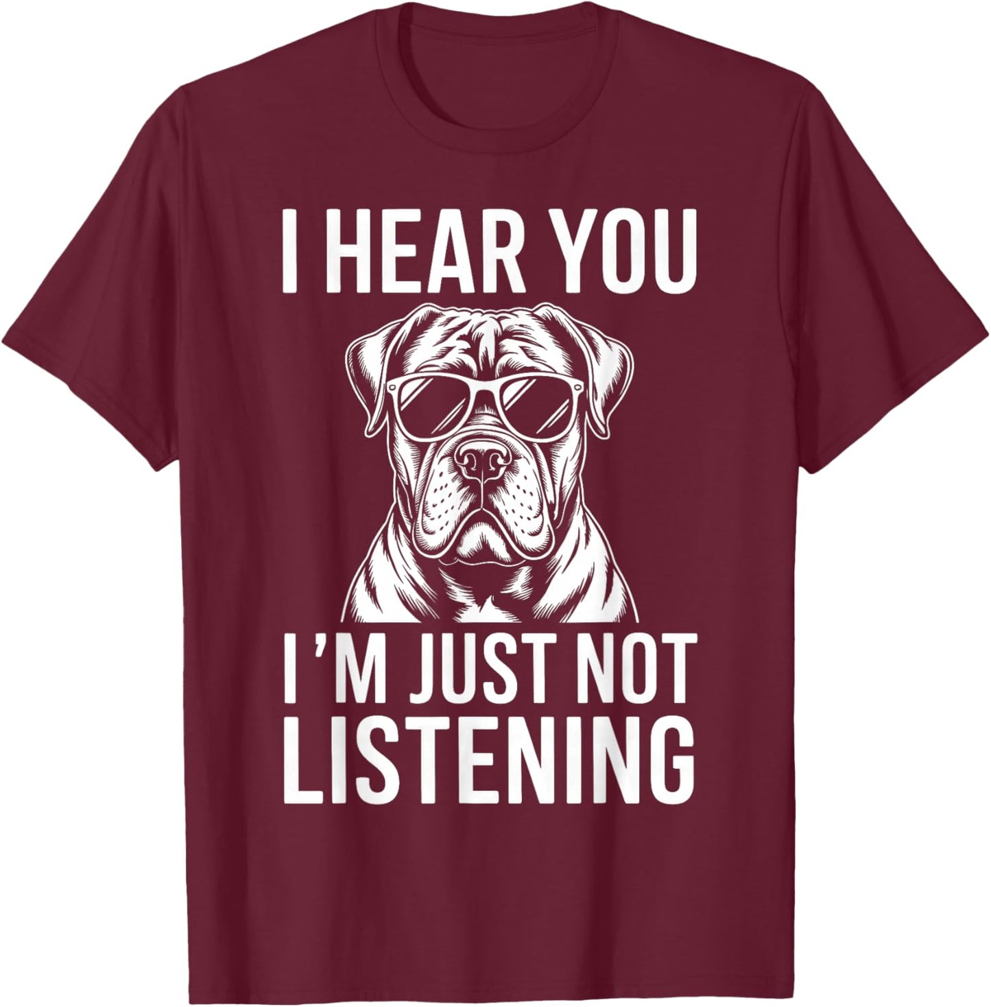 Cane Corso Lustiger Cane Corso T-Shirt - T-Shirt | Maroon