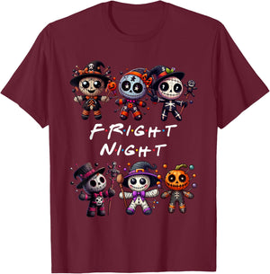 Halloween Costume for Kids FRIGHT NIGHT Funny Children T-Shirt - T-Shirt | Maroon