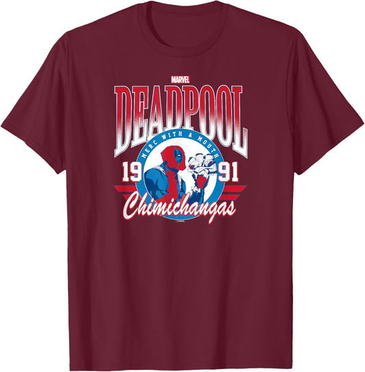 Deadpool - Athletic T-Shirt - T-Shirt | Maroon