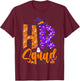 Halloween HR Squad Costume Funny Human Resource T-Shirt - T-Shirt | Maroon