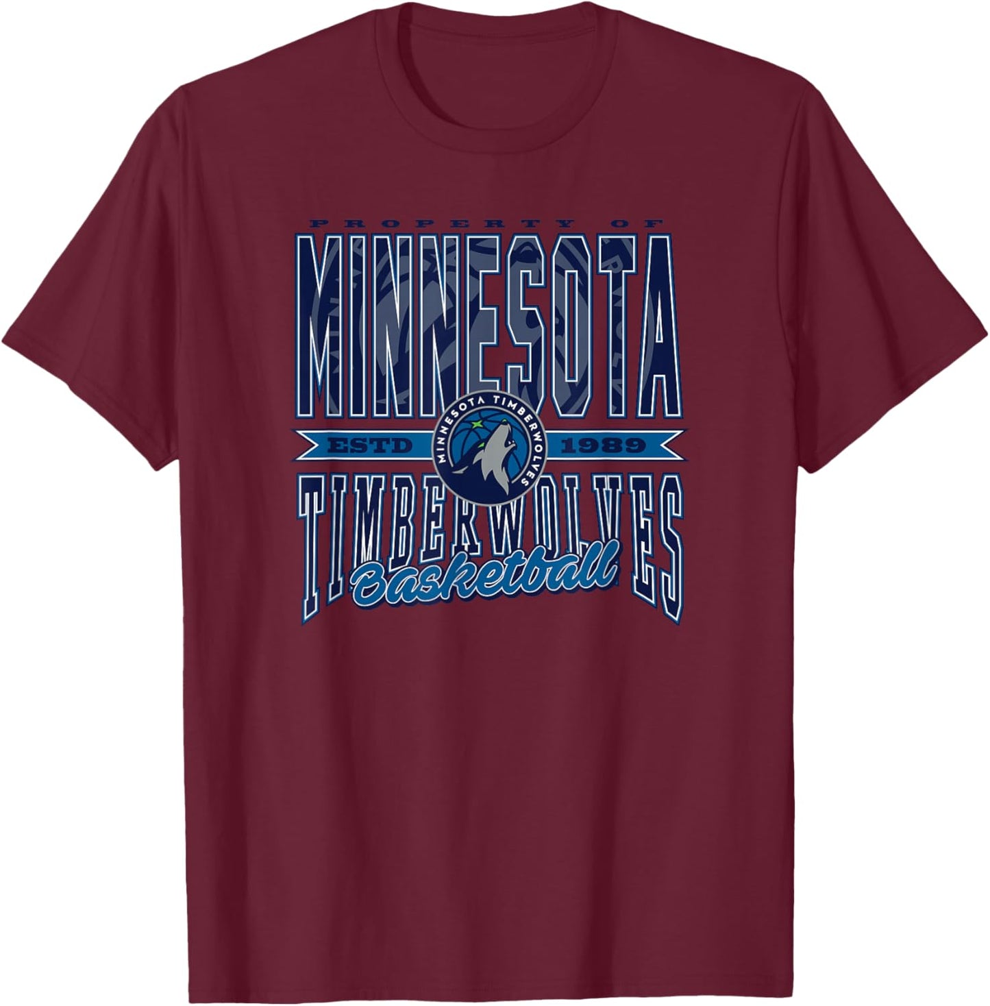 NBA Minnesota Timberwolves Nonstop-Action T-Shirt - T-Shirt | Maroon