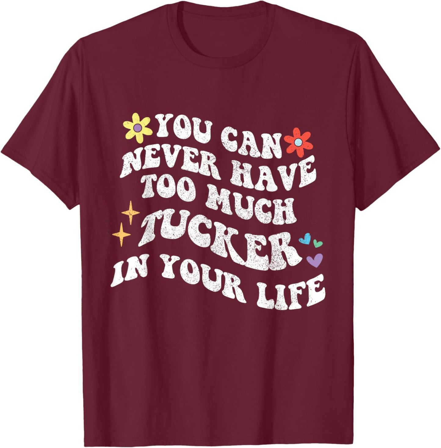 Retro Groovy, You Can Never Have Too Much Chug in Your Life T-Shirt - T-Shirt | Maroon