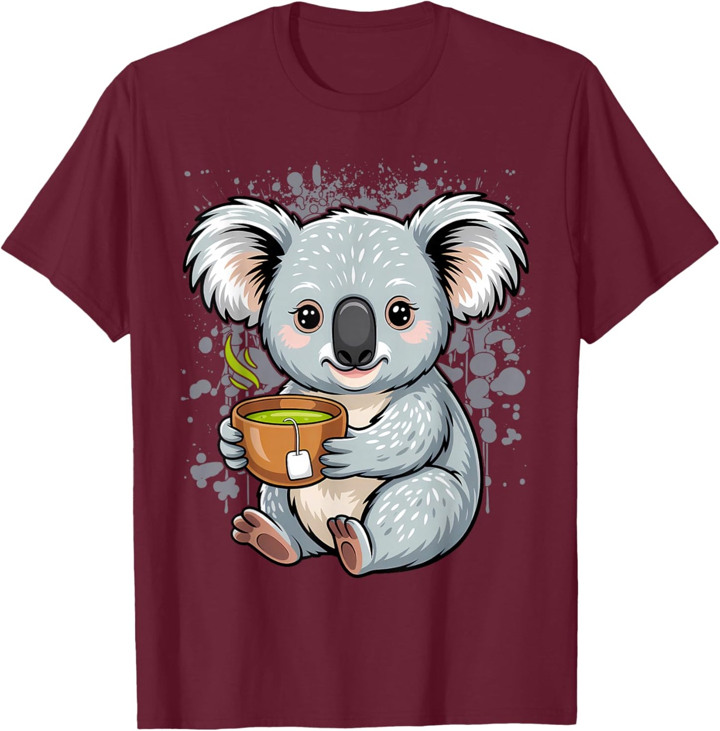 My Jokes are Funny Pun Bear Tea Koalas T-Shirt - T-Shirt | Maroon