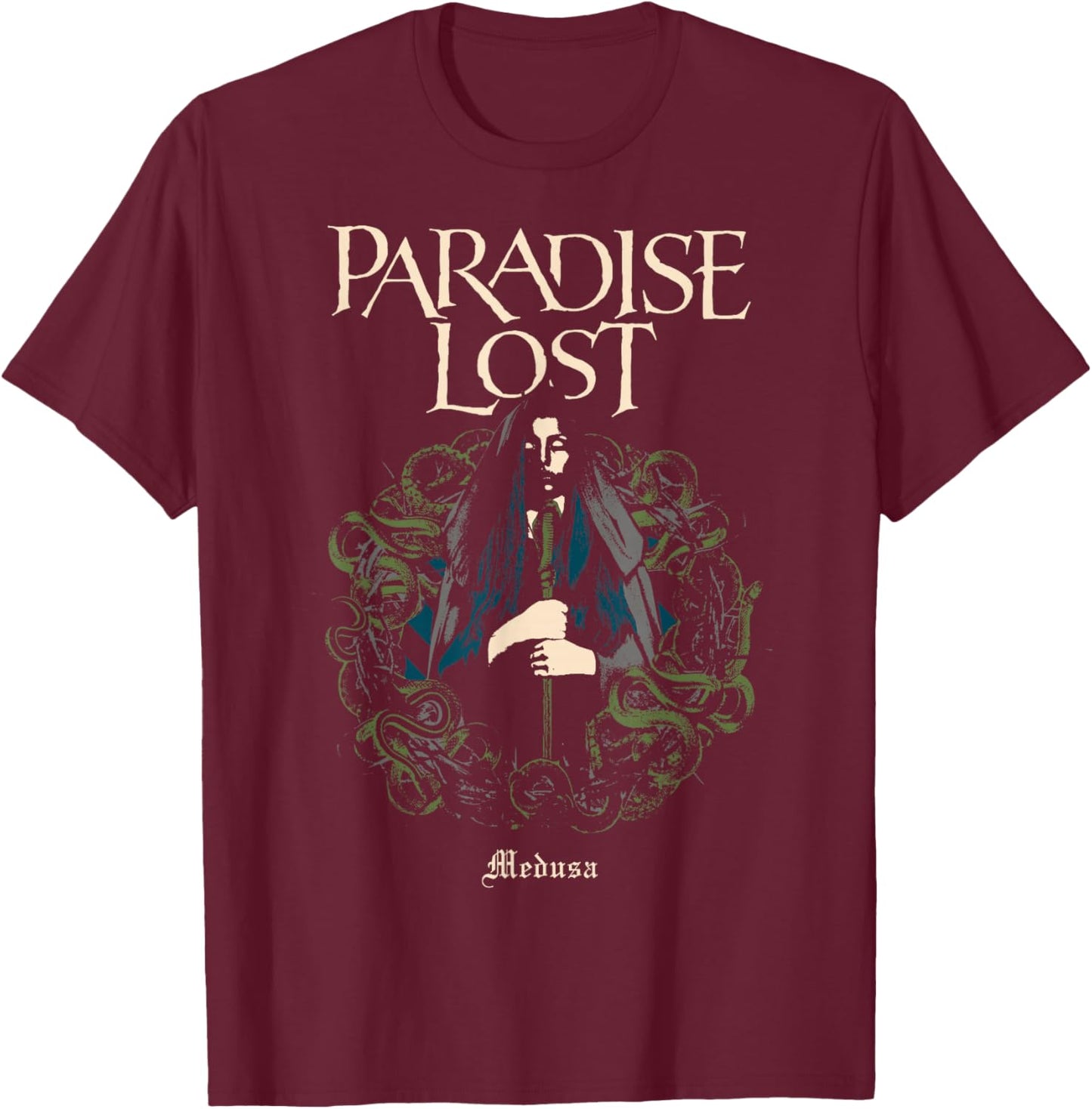 Paradise Lost - Medusa T-Shirt - T-Shirt | Maroon