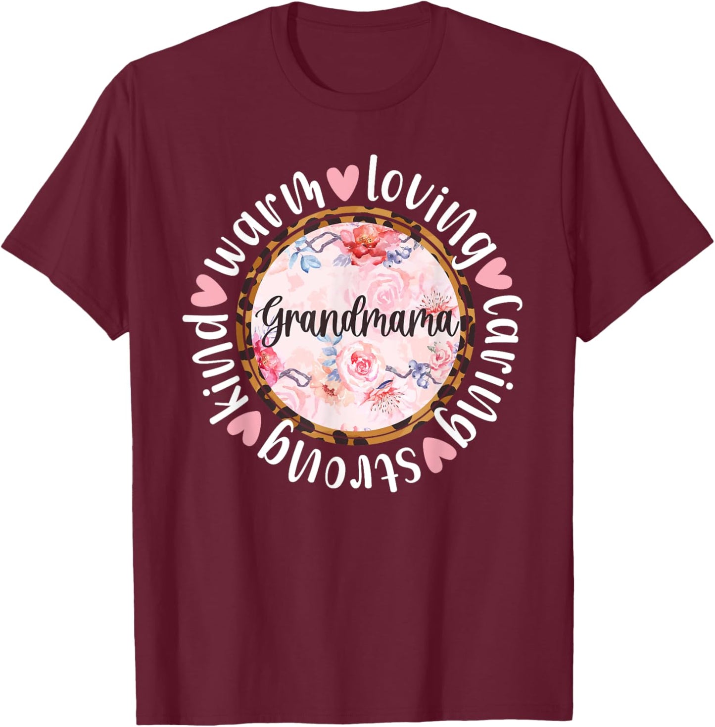 Grandmama Grandma Appreciation Grandmama Grandmother T-Shirt - T-Shirt | Maroon