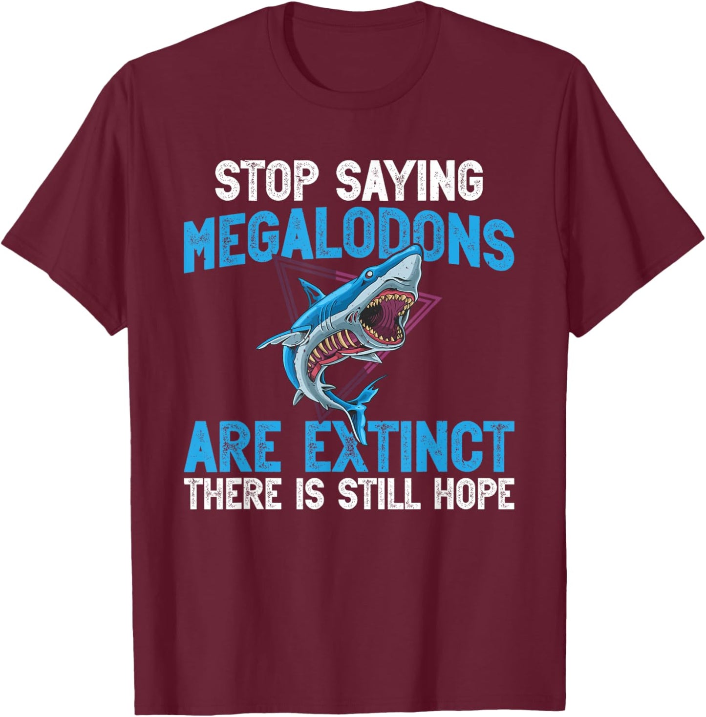 Megalodon Accessories for Shark Lover Teeth Megalodon T-Shirt - T-Shirt | Maroon