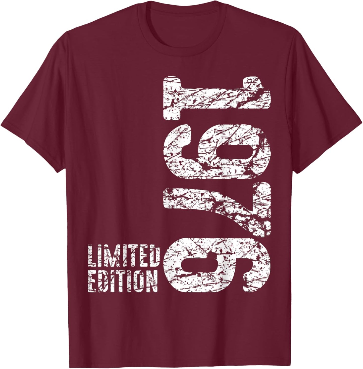 50th Birthday Man Woman 50 Years 1976 Decorative Gift Funny T-Shirt - T-Shirt | Maroon