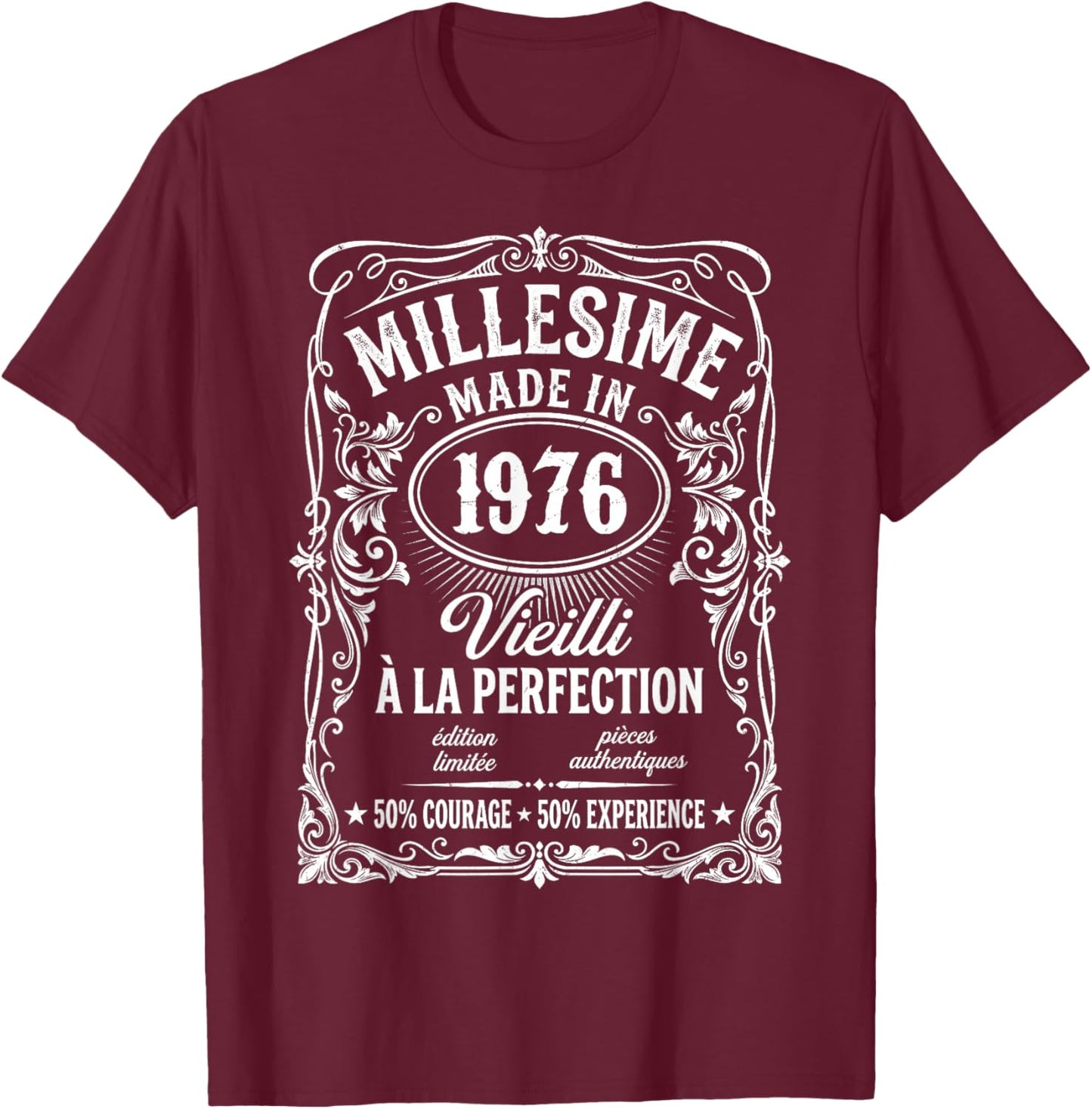 50 Years Vintage Limited Edition Gift Humour T-Shirt - T-Shirt | Maroon