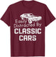 Still plays with cars 1969 1972 71 66 63 70 74 67 nova car T-Shirt - T-Shirt | Maroon