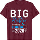Kids Big Brother Loading 2026, Promoted To Big Brother 2026 T-Shirt - T-Shirt | Maroon