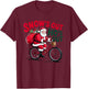 Snows Out Hoes Out Santa Claus T-Shirt - T-Shirt | Maroon