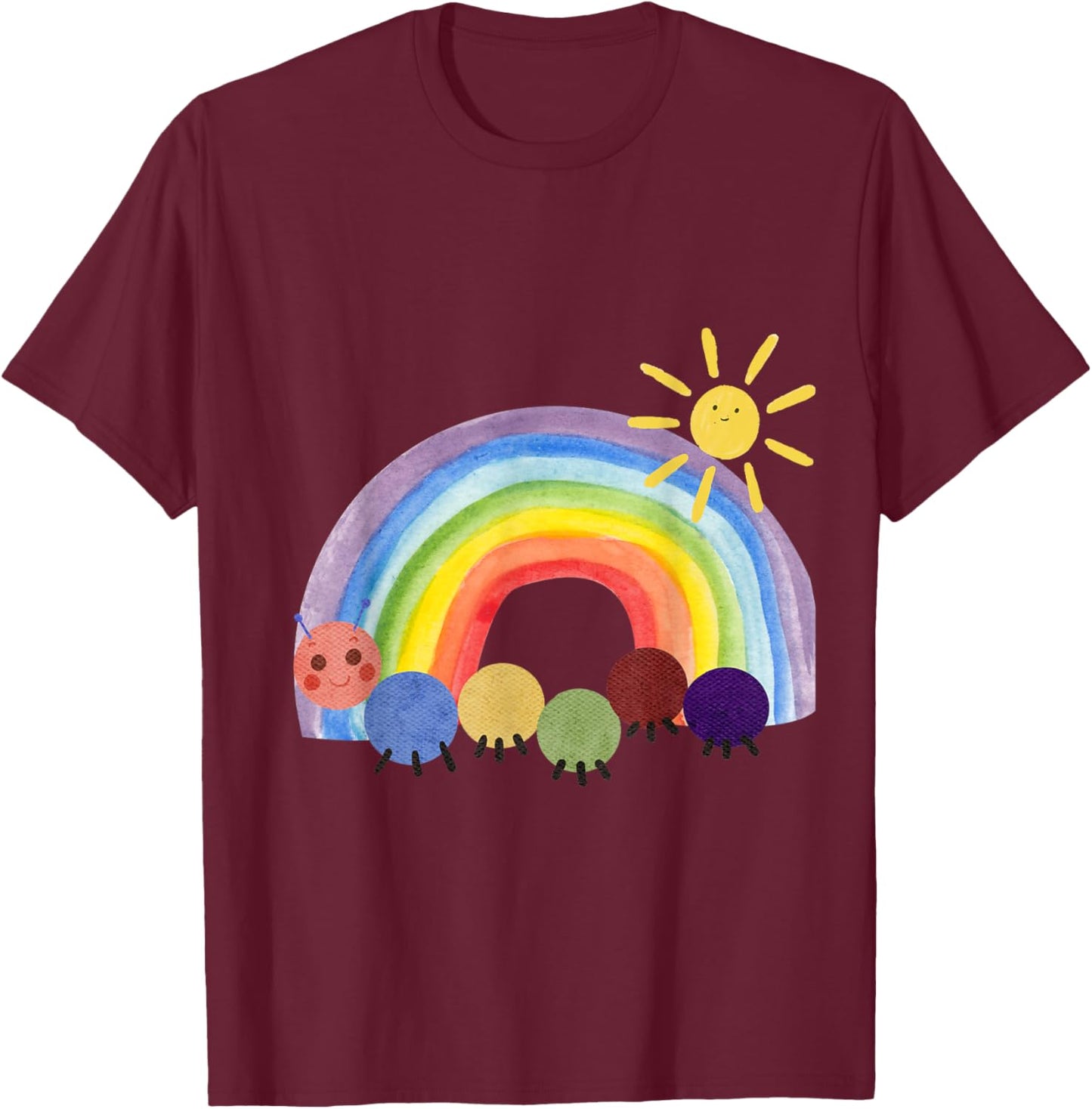 Very Hungry Caterpillar T-Shirt - T-Shirt | Maroon