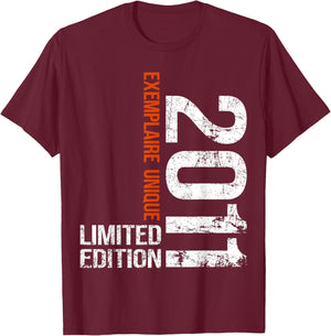 15th Anniversary 2011 Vintage 15 Years Boy and Girl 2011 T-Shirt - T-Shirt | Maroon
