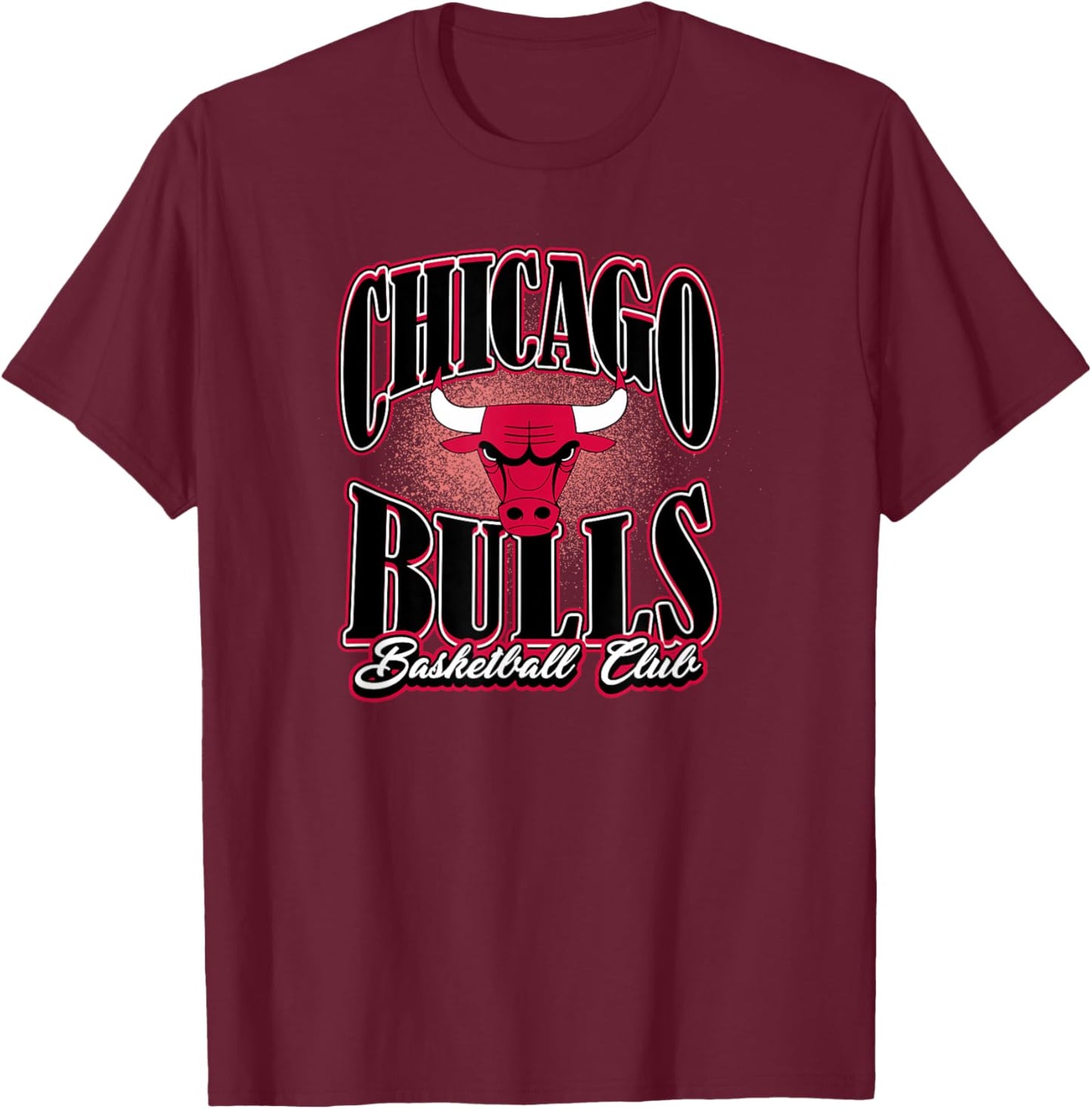 Offizieller NBA Chicago Bulls Pocket Pass T-Shirt - T-Shirt | Maroon