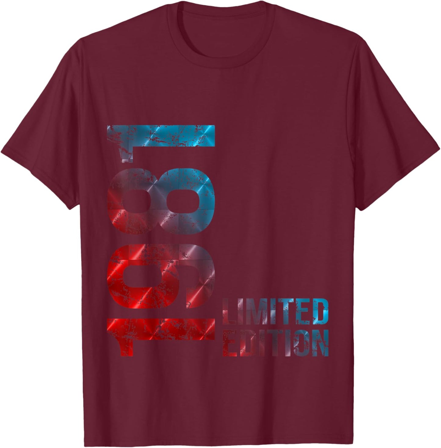 45th Birthday Man Woman 45 Years 1981 T-Shirt - T-Shirt | Maroon
