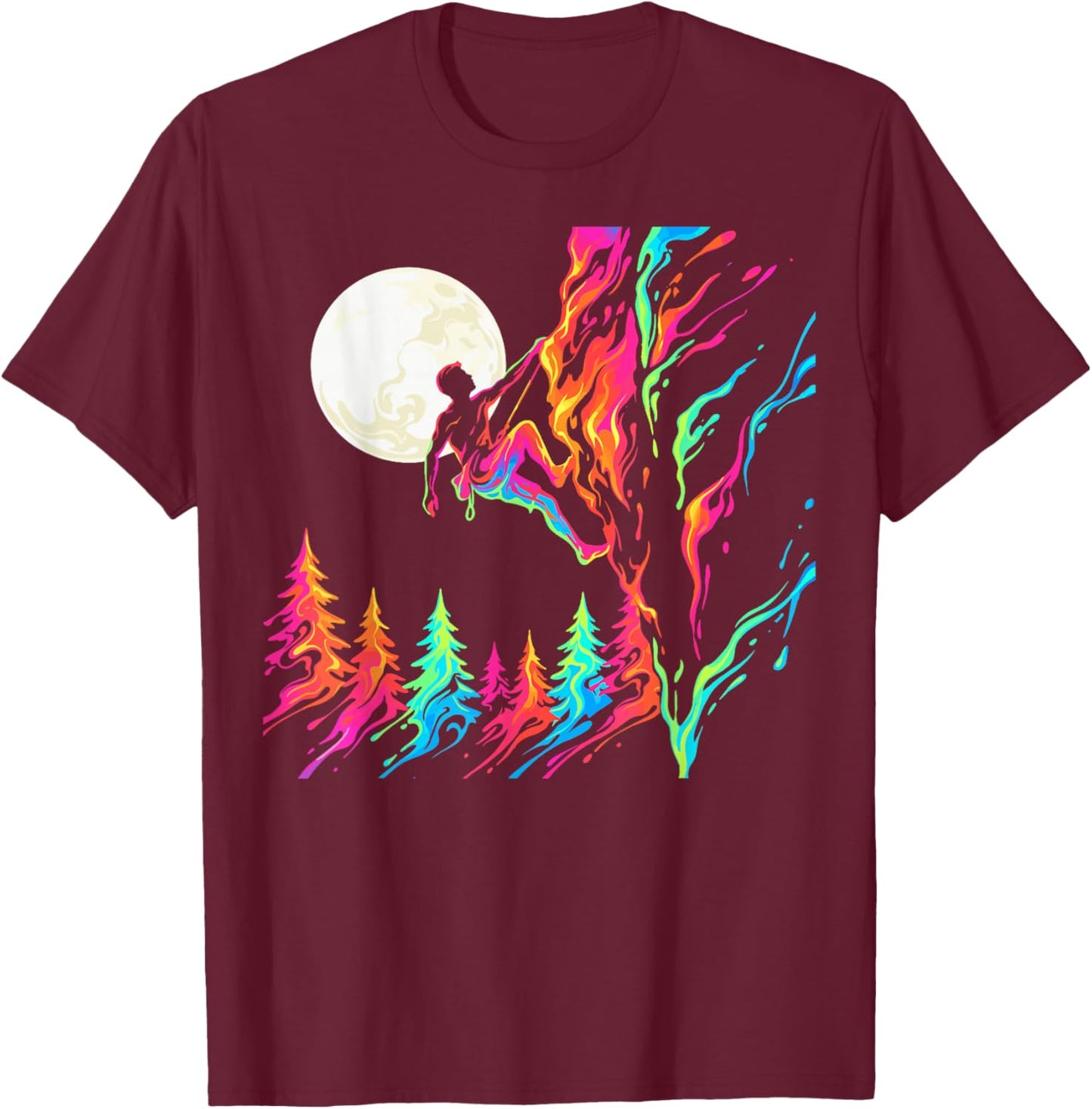 Climbing Player Man Kid Boy T-Shirt - T-Shirt | Maroon