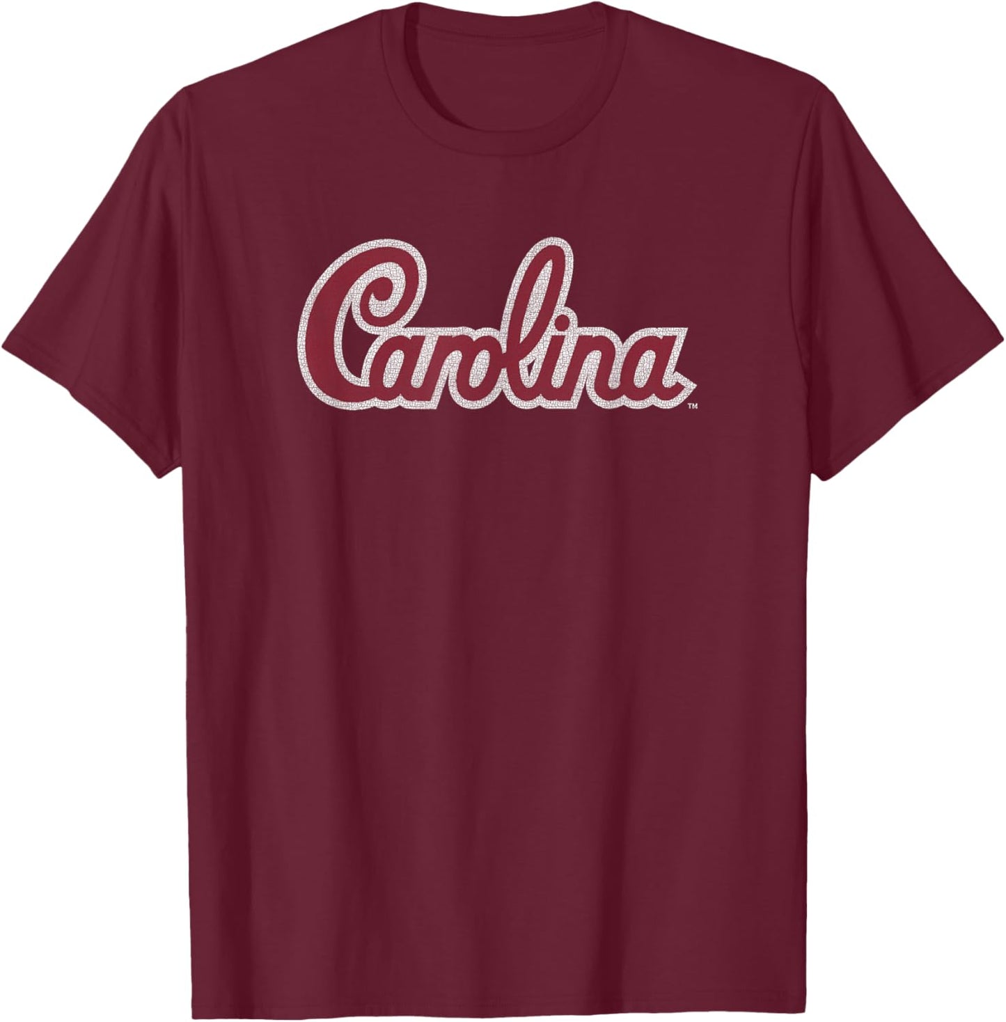 South Carolina Gamecocks Retro Cursive Black Licensed T-Shirt - T-Shirt | Maroon
