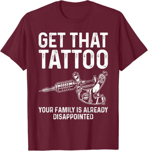 Funny Tattoo Artist Art Women Tattooer Tattoo Artist T-Shirt - T-Shirt | Maroon