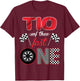 Tio Of The Fast One Birthday 1st Race Car Family T-Shirt - T-Shirt | Maroon