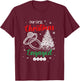 1st Christmas Engaged 2024 Matching Couples Mr and Mrs Xmas T-Shirt - T-Shirt | Maroon