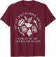 Not All Who Wander are Lost Paleontologist Dinosaur Fossils T-Shirt - T-Shirt | Maroon