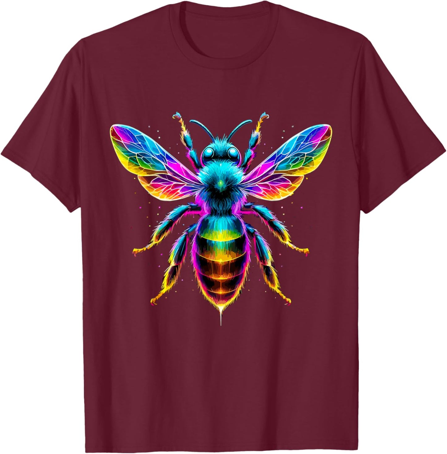Honey Bee Beekeeping Honeybee T-Shirt - T-Shirt | Maroon