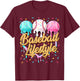Baseball Life Style Drip Baseball Shirts Youth Boys Kids T-Shirt - T-Shirt | Maroon