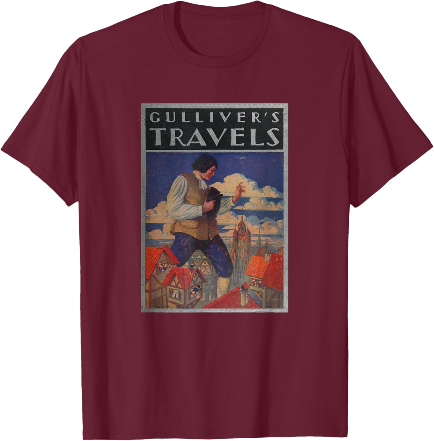 Gulliver's Travels T-Shirt - T-Shirt | Maroon